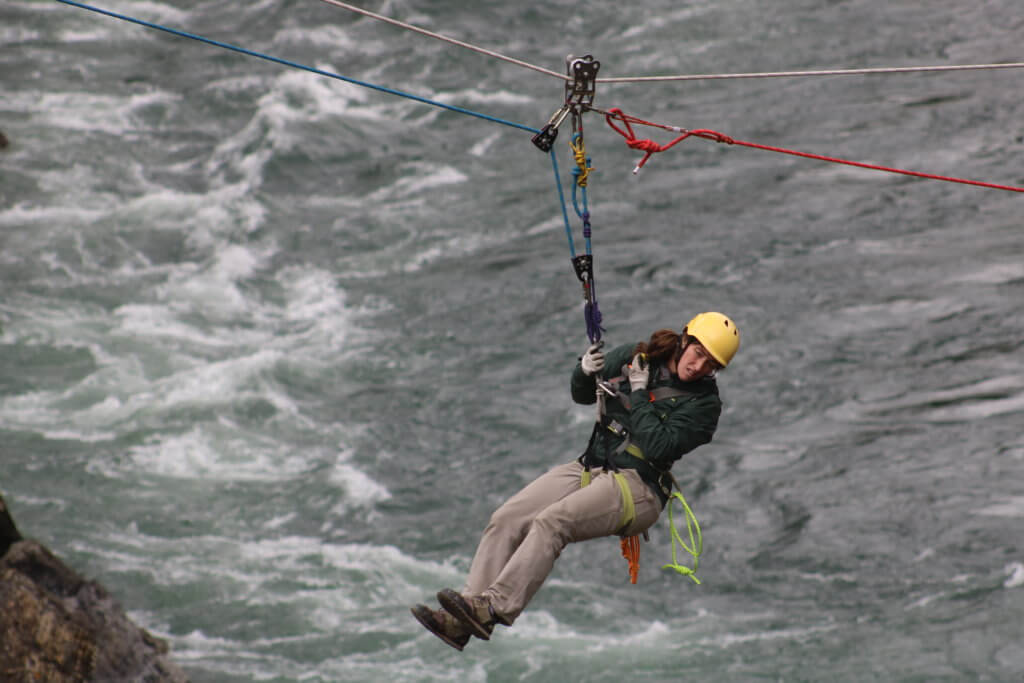 WRI High Angle Rescue Training- Maddie - Whitewater Rescue Institute